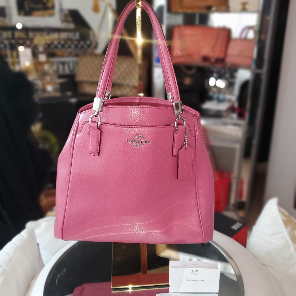 Pink Coach Tote Purse Great Condition!